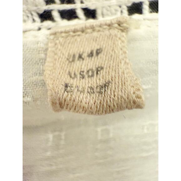 Anthropologie Vanessa Virginia Moineau Bouquet Embroidery Short Sleeve Top 0p XS - Picture 6 of 11